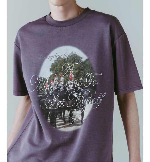 JOINT WORKS「Knuth Marf / クヌースマーフ rhinestone graphic tee」|Tシャツ・カットソー|