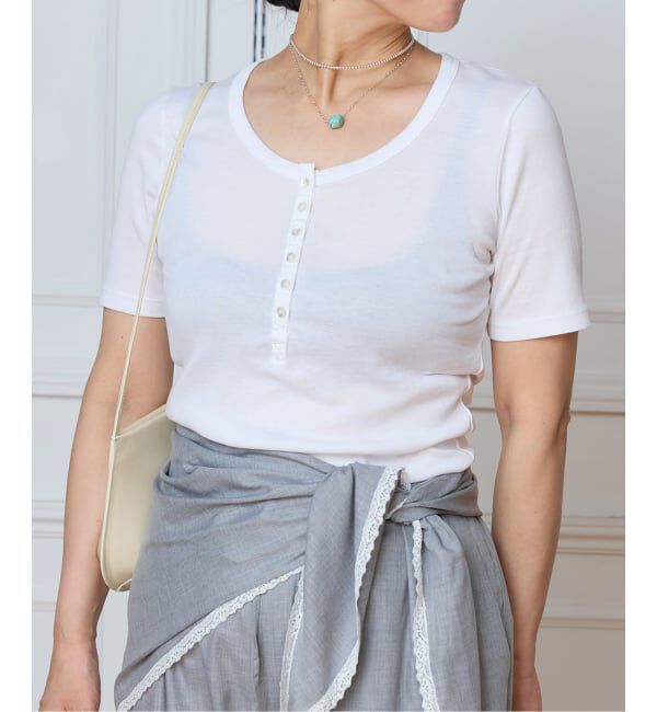 IENA LA BOUCLE「schiesser シーサー BRETA henley」|Tシャツ・カットソー|