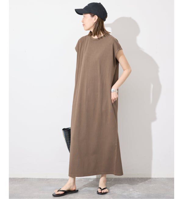 SLOBE IENA「《追加》STAR&STRIPE/スターアンドストライプ SLOBE別注 カットソーワンピース」|ワンピース|