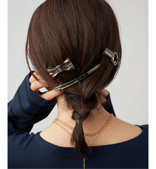 VERMEIL par iena「FRANCINE BRAMLI フランシーヌ ブラムリ リボンバレッタ RIBBON」|その他|