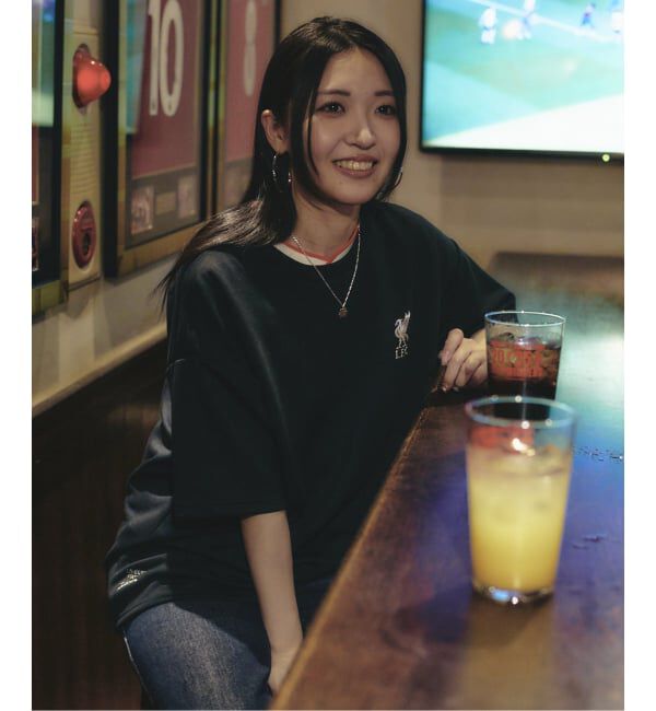 Liverpool FC「【Liverpool FC / リバプール FC】3D METALLIC PRINT Tシャツ」|Tシャツ・カットソー|
