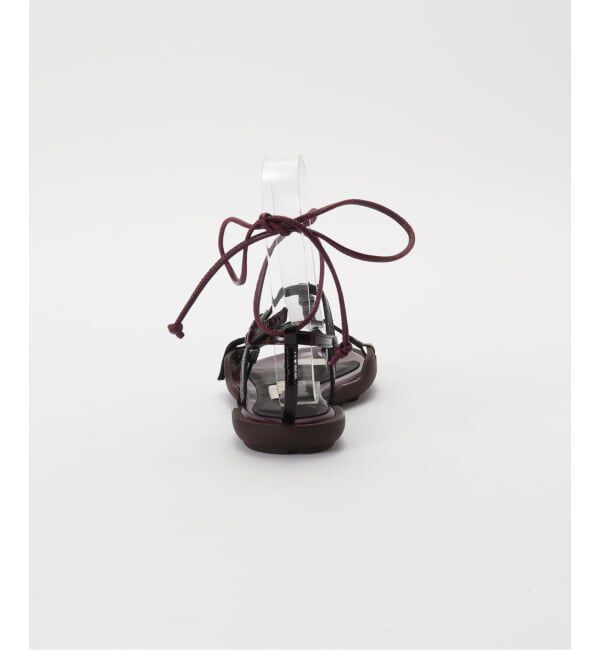 PULP「Miista / ミスタ Raeny Burgundy Lace Up Sandals」|サンダル|