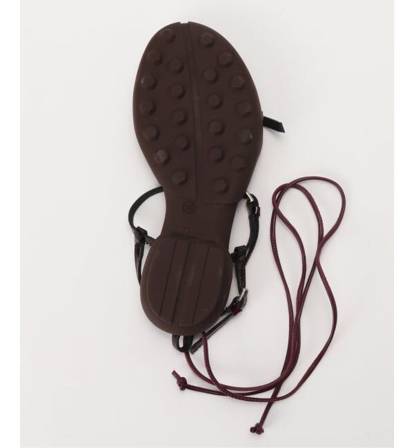PULP「Miista / ミスタ Raeny Burgundy Lace Up Sandals」|サンダル|