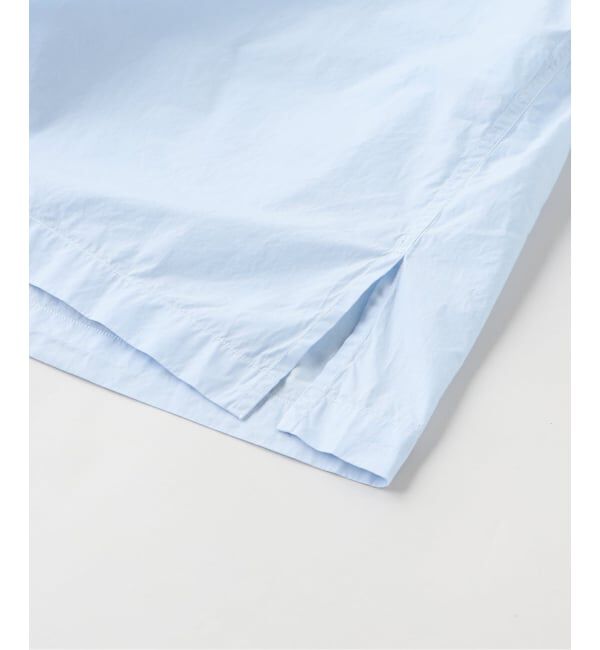EDIFICE「ATON（エイトン） SHRINK COTTON LAWN OVERSIZED HALF S」|シャツ・ブラウス|