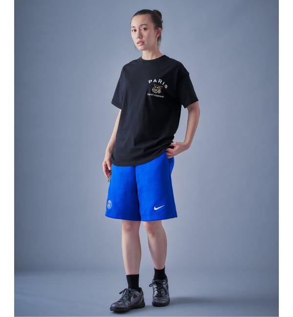Paris Saint-Germain「【Paris Saint-Germain】カレッジロゴ刺しゅう Tシャツ」|Tシャツ・カットソー|