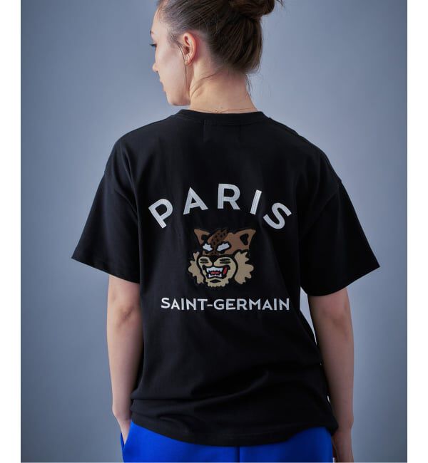 Paris Saint-Germain「【Paris Saint-Germain】カレッジロゴ刺しゅう Tシャツ」|Tシャツ・カットソー|