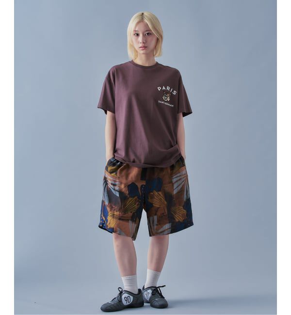 Paris Saint-Germain「【Paris Saint-Germain】カレッジロゴ刺しゅう Tシャツ」|Tシャツ・カットソー|