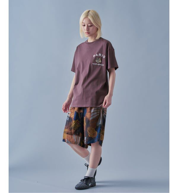 Paris Saint-Germain「【Paris Saint-Germain】カレッジロゴ刺しゅう Tシャツ」|Tシャツ・カットソー|