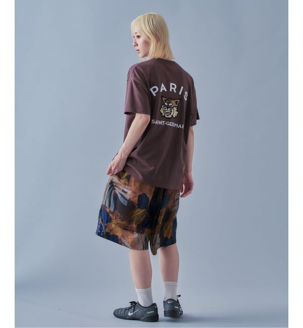 Paris Saint-Germain「【Paris Saint-Germain】カレッジロゴ刺しゅう Tシャツ」|Tシャツ・カットソー|