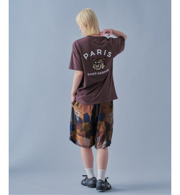 Paris Saint-Germain「【Paris Saint-Germain】カレッジロゴ刺しゅう Tシャツ」|Tシャツ・カットソー|