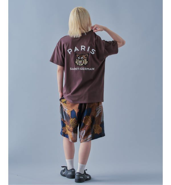 Paris Saint-Germain「【Paris Saint-Germain】カレッジロゴ刺しゅう Tシャツ」|Tシャツ・カットソー|