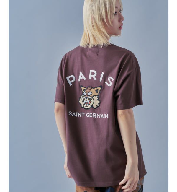 Paris Saint-Germain「【Paris Saint-Germain】カレッジロゴ刺しゅう Tシャツ」|Tシャツ・カットソー|