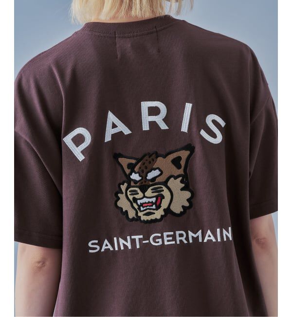 Paris Saint-Germain「【Paris Saint-Germain】カレッジロゴ刺しゅう Tシャツ」|Tシャツ・カットソー|