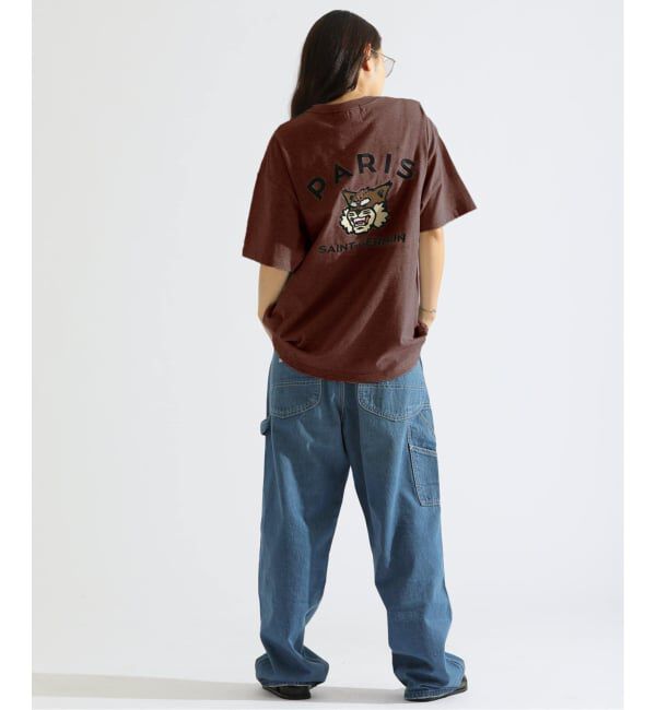 Paris Saint-Germain「【Paris Saint-Germain】カレッジロゴ刺しゅう Tシャツ」|Tシャツ・カットソー|