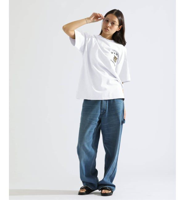Paris Saint-Germain「【Paris Saint-Germain】カレッジロゴ刺しゅう Tシャツ」|Tシャツ・カットソー|
