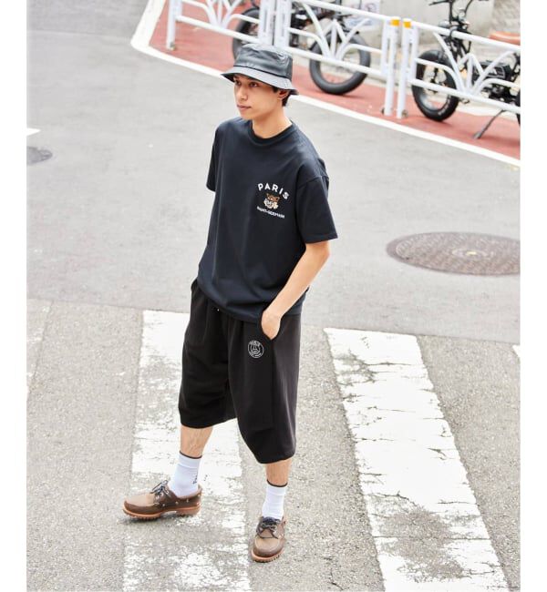 Paris Saint-Germain「【Paris Saint-Germain】カレッジロゴ刺しゅう Tシャツ」|Tシャツ・カットソー|