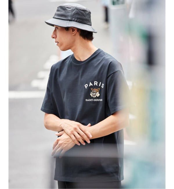 Paris Saint-Germain「【Paris Saint-Germain】カレッジロゴ刺しゅう Tシャツ」|Tシャツ・カットソー|