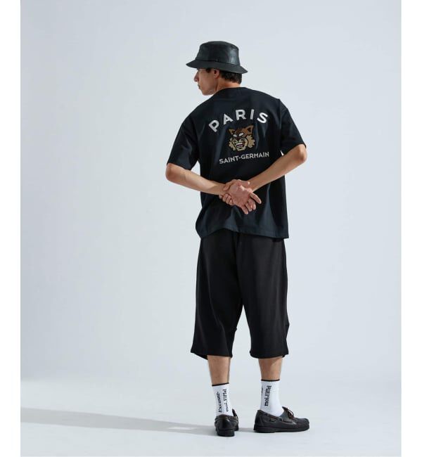Paris Saint-Germain「【Paris Saint-Germain】カレッジロゴ刺しゅう Tシャツ」|Tシャツ・カットソー|