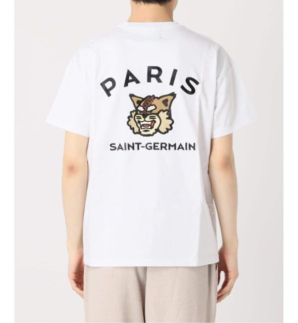 Paris Saint-Germain「【Paris Saint-Germain】カレッジロゴ刺しゅう Tシャツ」|Tシャツ・カットソー|