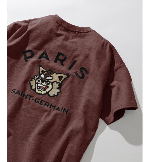 Paris Saint-Germain「【Paris Saint-Germain】カレッジロゴ刺しゅう Tシャツ」|Tシャツ・カットソー|