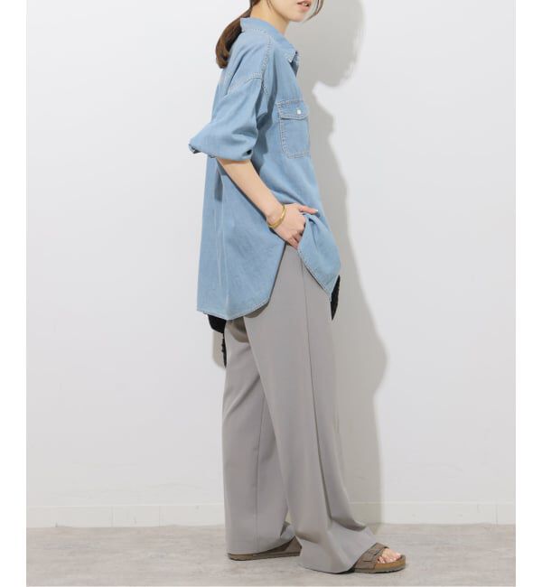 JOURNAL STANDARD relume「《追加/一部WEB限定/新色》スムースフレアタックパンツ」|スラックス|