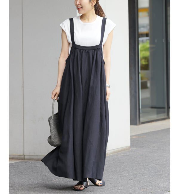 JOURNAL STANDARD relume「《2点セット》リネンミックスタックワンピース+タンク」|ワンピース|