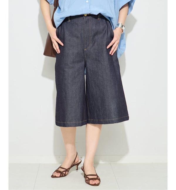journal standard L'essage「DENIMショートパンツ」|その他|ネイビー