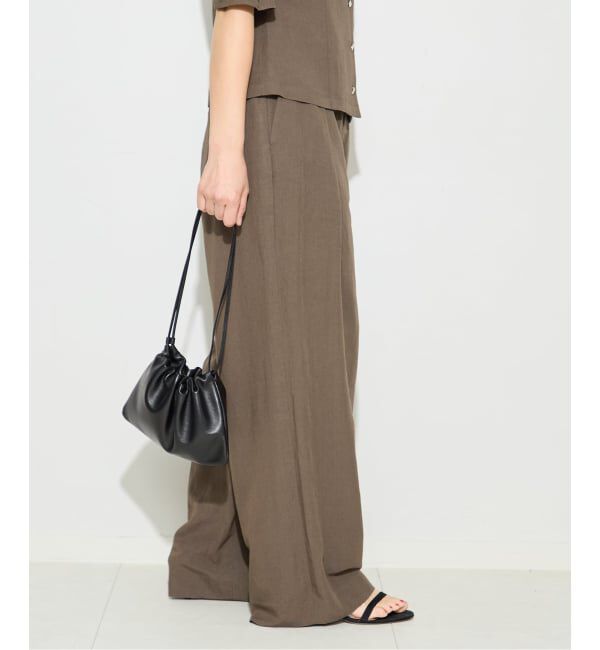 journal standard L'essage「VISリネンタックワイドパンツ」|その他|