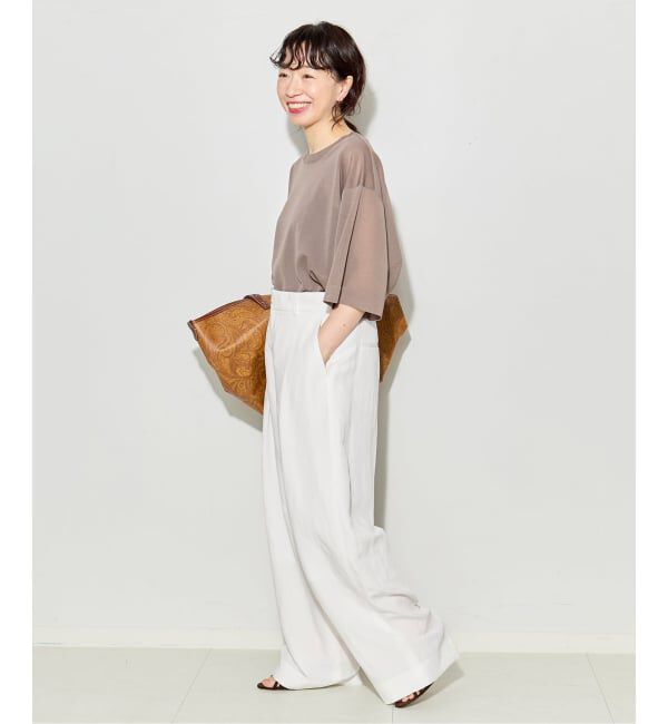 journal standard L'essage「VISリネンタックワイドパンツ」|その他|