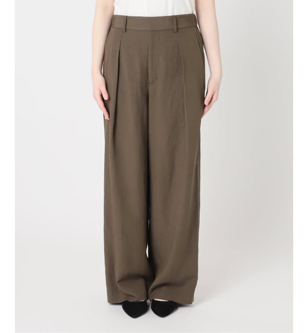 journal standard L'essage「VISリネンタックワイドパンツ」|その他|