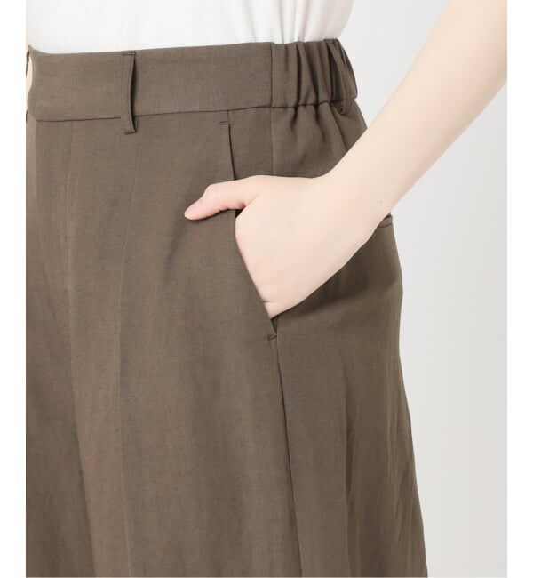 journal standard L'essage「VISリネンタックワイドパンツ」|その他|