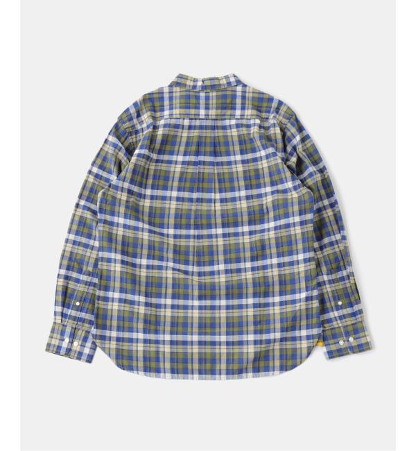 JOURNAL STANDARD「ORIGINAL MADRAS / オリジナルマドラス STRAIGHT COLLAR L/S SHIRT」|シャツ・ブラウス|