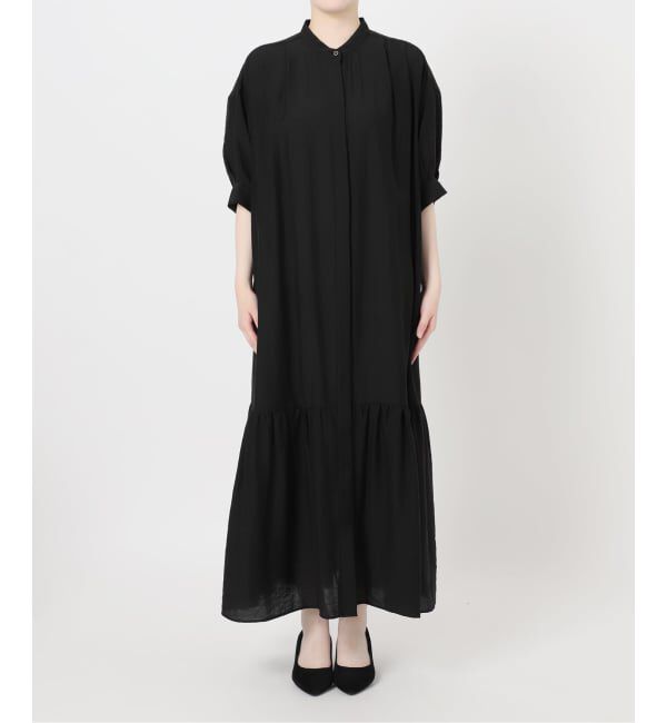 journal standard L'essage「《手洗い可》シアーシルクミックスタックワンピース」|ワンピース|