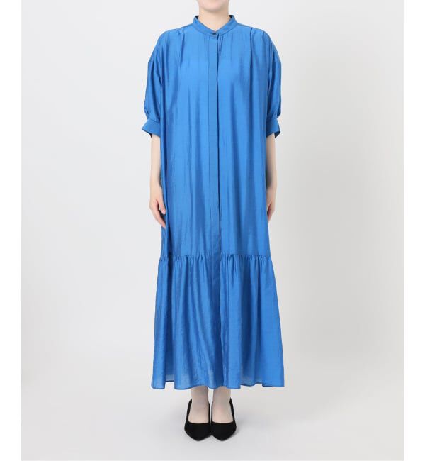 journal standard L'essage「《手洗い可》シアーシルクミックスタックワンピース」|ワンピース|
