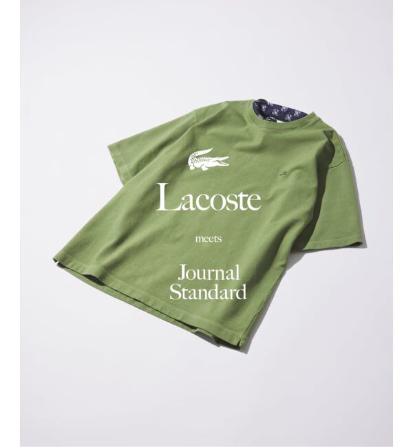 JOURNAL STANDARD「LACOSTE / ラコステ 別注 ヘビー ピケ 半袖 Tシャツ」|Tシャツ・カットソー|グリーン