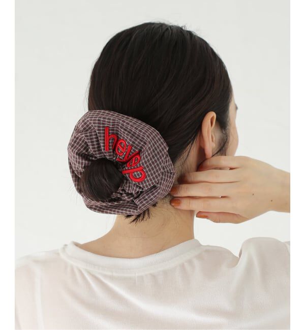 JOURNAL STANDARD「【HEYEP/ヘイップ】 PAJAMA STRIPE LOGO SCRUNCHIE」|その他|