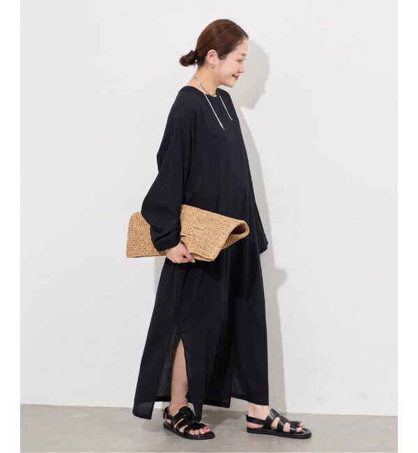 JOURNAL STANDARD「《追加》ソフトガーゼ2WAYワンピース」|ワンピース|ブラック
