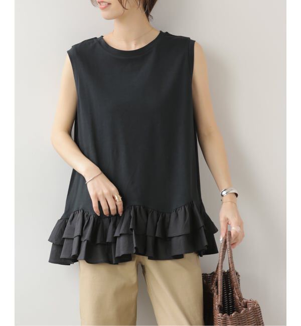 JOURNAL STANDARD relume「ノースリーブフリルチュニック」|チュニック|