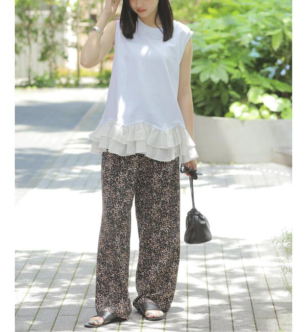 JOURNAL STANDARD relume「ノースリーブフリルチュニック」|チュニック|