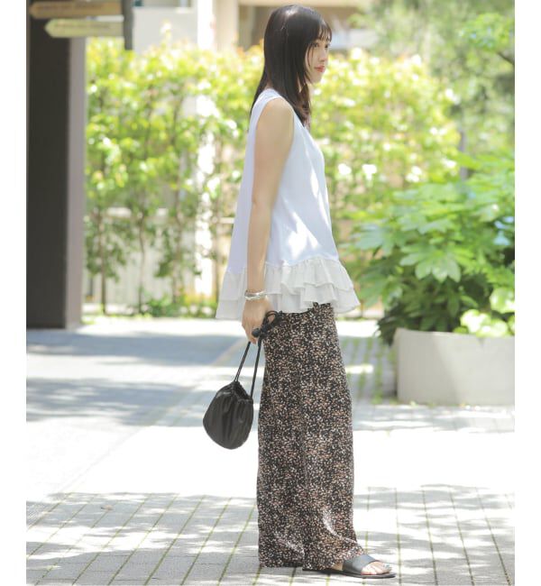 JOURNAL STANDARD relume「ノースリーブフリルチュニック」|チュニック|