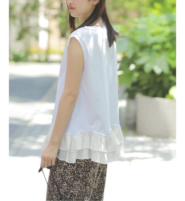 JOURNAL STANDARD relume「ノースリーブフリルチュニック」|チュニック|