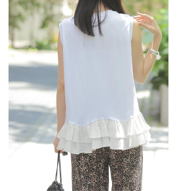 JOURNAL STANDARD relume「ノースリーブフリルチュニック」|チュニック|