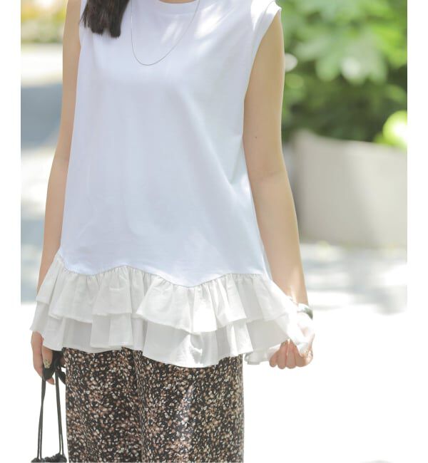JOURNAL STANDARD relume「ノースリーブフリルチュニック」|チュニック|