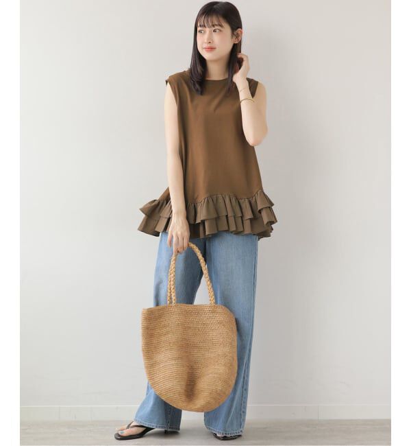 JOURNAL STANDARD relume「ノースリーブフリルチュニック」|チュニック|