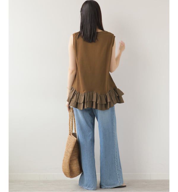 JOURNAL STANDARD relume「ノースリーブフリルチュニック」|チュニック|