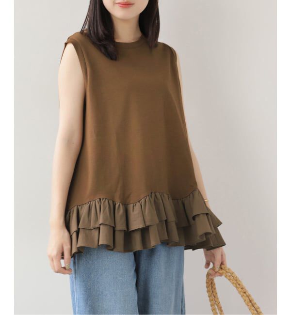 JOURNAL STANDARD relume「ノースリーブフリルチュニック」|チュニック|
