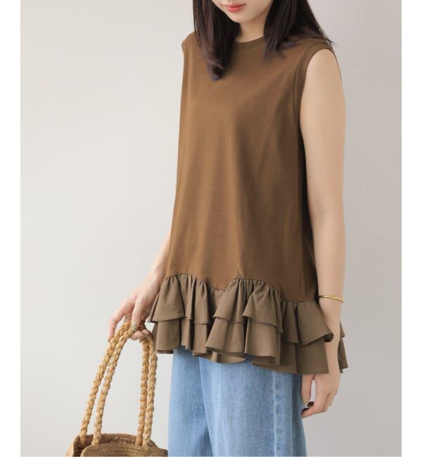 JOURNAL STANDARD relume「ノースリーブフリルチュニック」|チュニック|