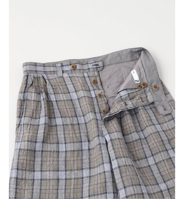 JOURNAL STANDARD「ts(s) / ティーエスエス Washed Linen Tartan 3P Baggy Short」|その他|