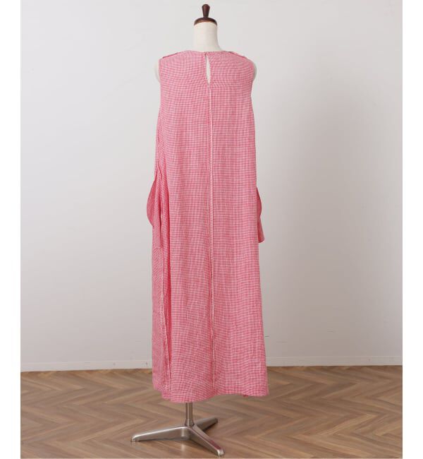 journal standard luxe「リネンノースリーブサイドタックワンピース」|ワンピース|