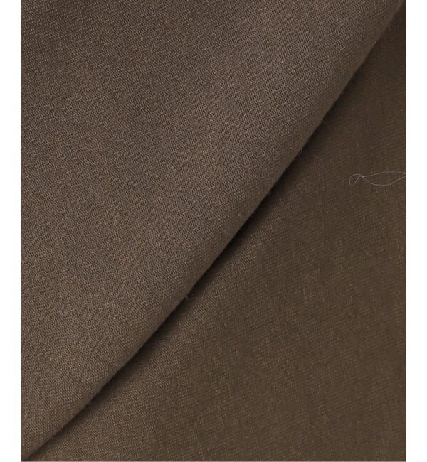 NOBLE「《セットアップ対応》【洗える】麻ストレッチロングジレワンピース」|ワンピース|